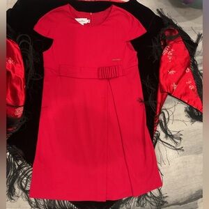 Dior Girls Red Dress